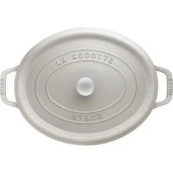 Staub Cocotte 31 Cm, Oval, Weisser Trüffel, Gusseisen -Staub Geschäft 40501416 3