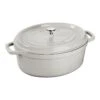 Staub Cocotte 37 Cm, Oval, Weisser Trüffel, Gusseisen 1 Staub Cocotte 37 Cm, Oval, Weisser Trüffel, Gusseisen -Staub Geschäft 40501447