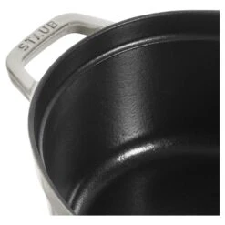 Alternative view of Staub Cocotte 37 Cm, Oval, Weisser Trüffel, Gusseisen