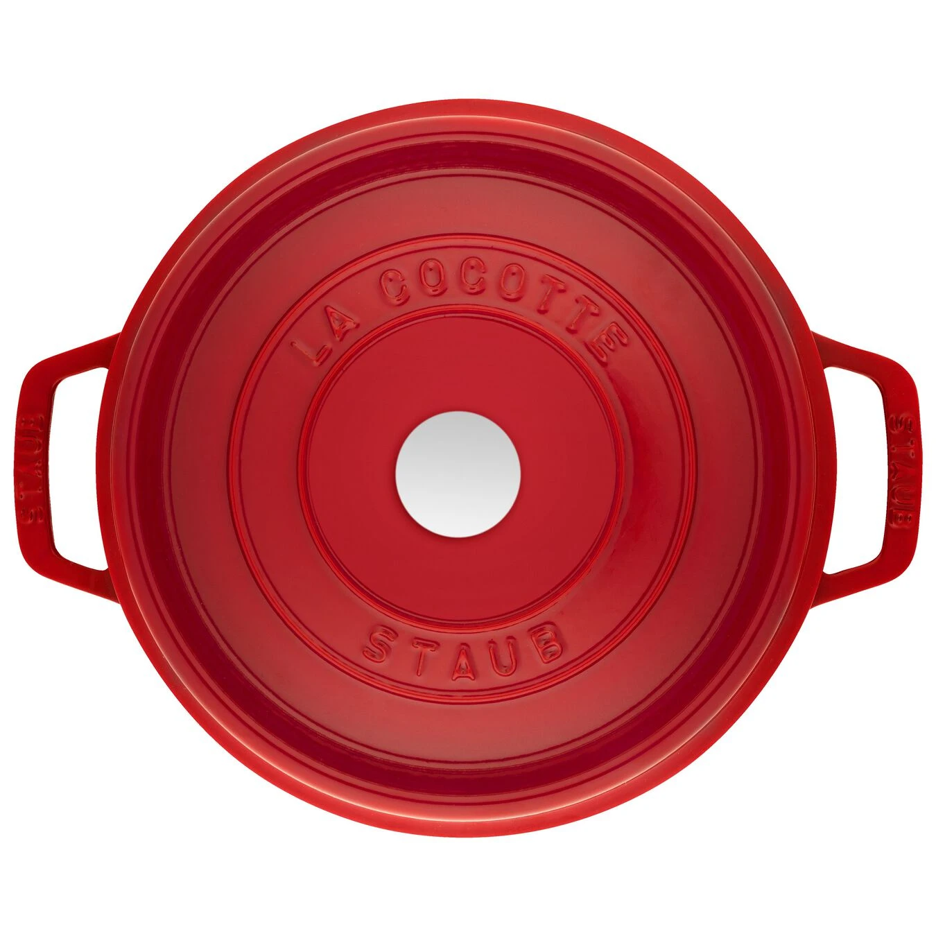 Staub Cocotte Tief 24 Cm, Rund, Kirsch-Rot, Gusseisen 5 Staub Cocotte Tief 24 Cm, Rund, Kirsch-Rot, Gusseisen – Bild 3