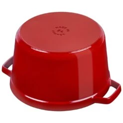 Staub Cocotte Tief 24 Cm, Rund, Kirsch-Rot, Gusseisen 11 Staub Cocotte Tief 24 Cm, Rund, Kirsch-Rot, Gusseisen -Staub Geschäft 40501485 4