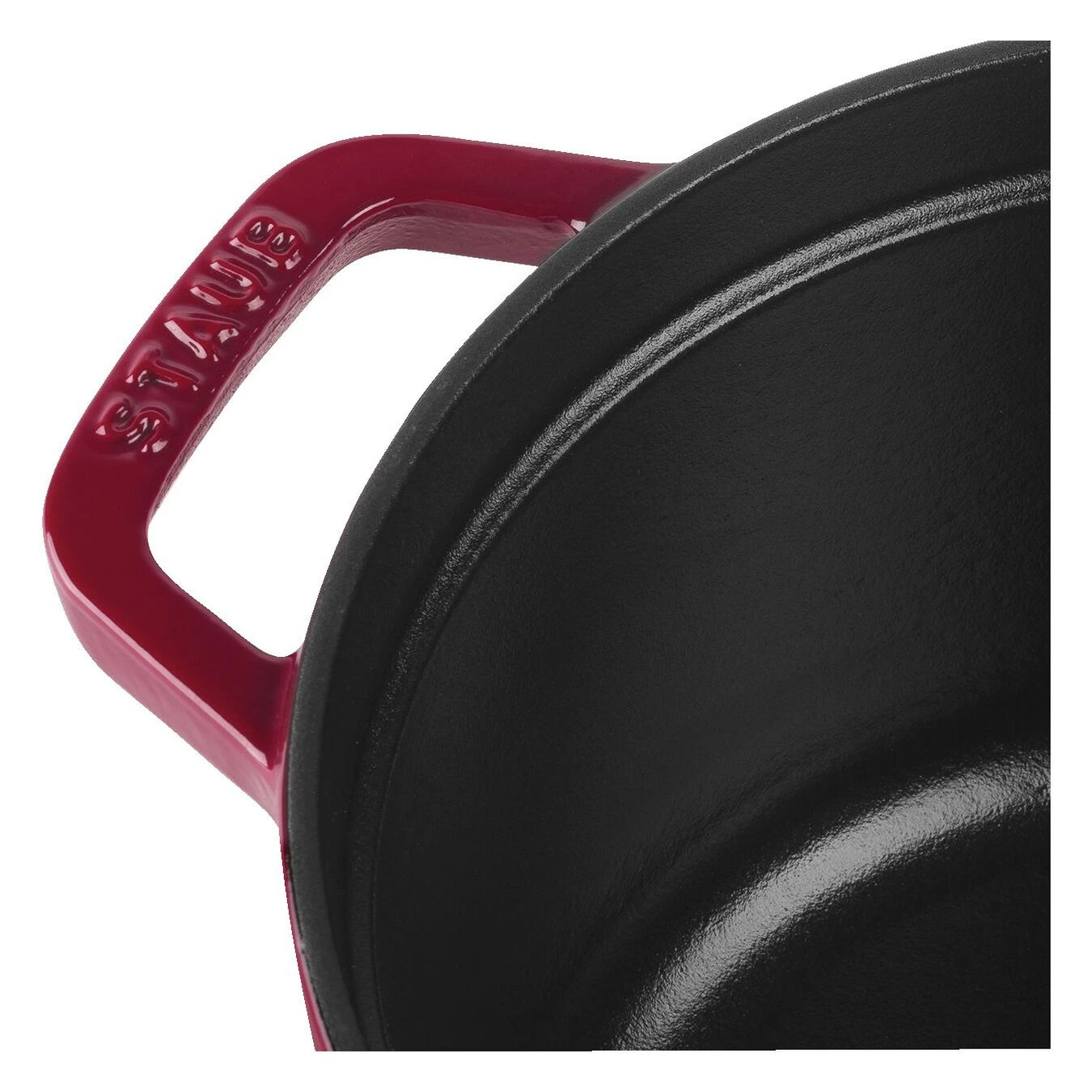 Staub Cocotte 31 Cm, Oval, Bordeaux, Gusseisen 6 Staub Cocotte 31 Cm, Oval, Bordeaux, Gusseisen – Bild 4