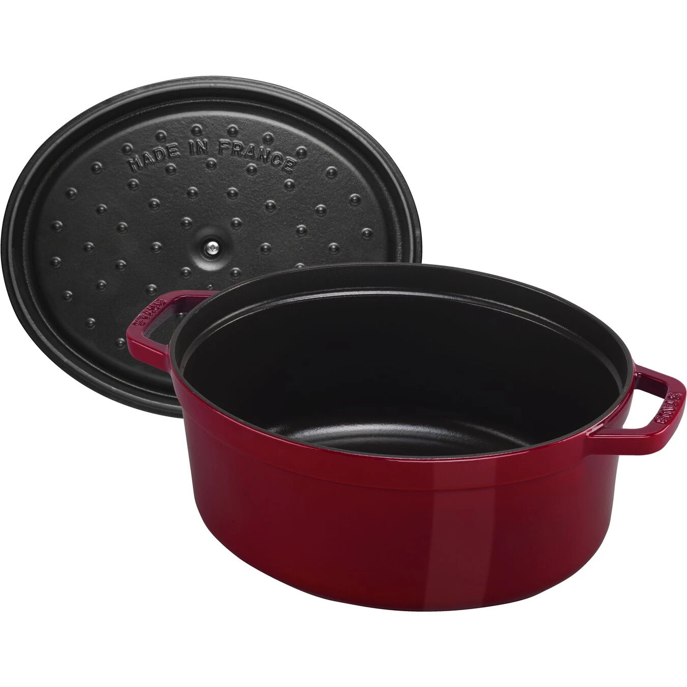 Staub Cocotte 31 Cm, Oval, Bordeaux, Gusseisen 8 Staub Cocotte 31 Cm, Oval, Bordeaux, Gusseisen – Bild 6