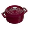 Staub Mini Cocotte 10 Cm, Rund, Bordeaux, Gusseisen 2 Staub Mini Cocotte 10 Cm, Rund, Bordeaux, Gusseisen -Staub Geschäft 40502 281 0 1