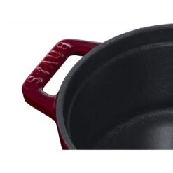 Alternative view of Staub Mini Cocotte 10 Cm, Rund, Bordeaux, Gusseisen