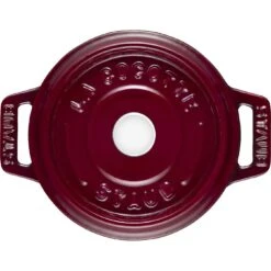 Staub Mini Cocotte 10 Cm, Rund, Bordeaux, Gusseisen -Staub Geschäft 40502 281 0 3