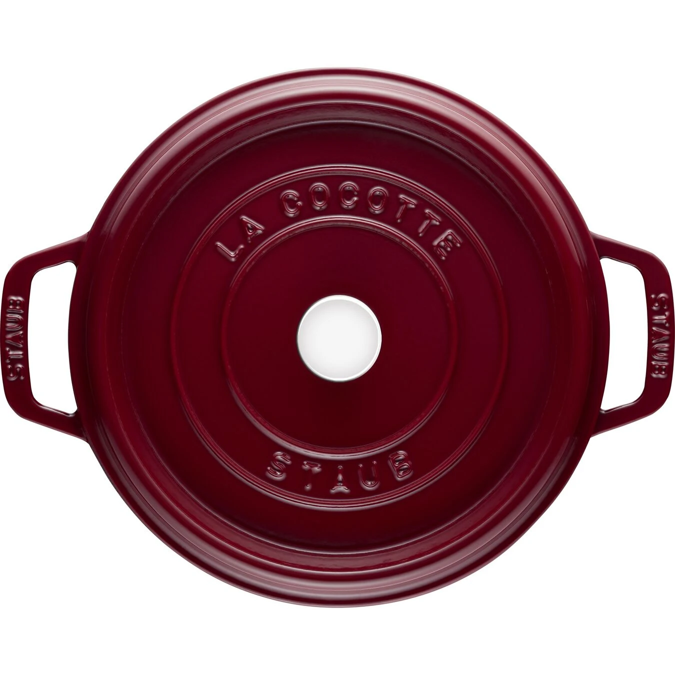 Staub Cocotte 20 Cm, Rund, Bordeaux, Gusseisen 5 Staub Cocotte 20 Cm, Rund, Bordeaux, Gusseisen – Bild 3