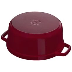 Staub Cocotte 24 Cm, Rund, Bordeaux, Gusseisen 11 Staub Cocotte 24 Cm, Rund, Bordeaux, Gusseisen -Staub Geschäft 40502294 4