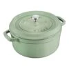 Staub Cocotte 22 Cm, Rund, Salbeigrün, Gusseisen -Staub Geschäft 40505 364 1 2