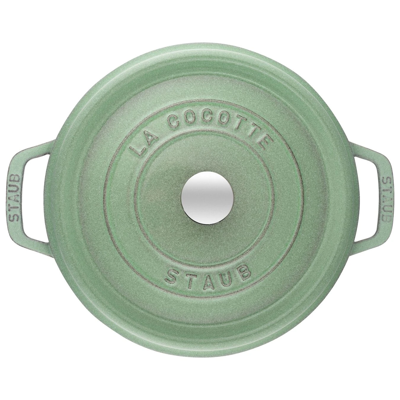 Staub Cocotte 18 Cm, Rund, Salbeigrün, Gusseisen 6 Staub Cocotte 18 Cm, Rund, Salbeigrün, Gusseisen – Bild 4