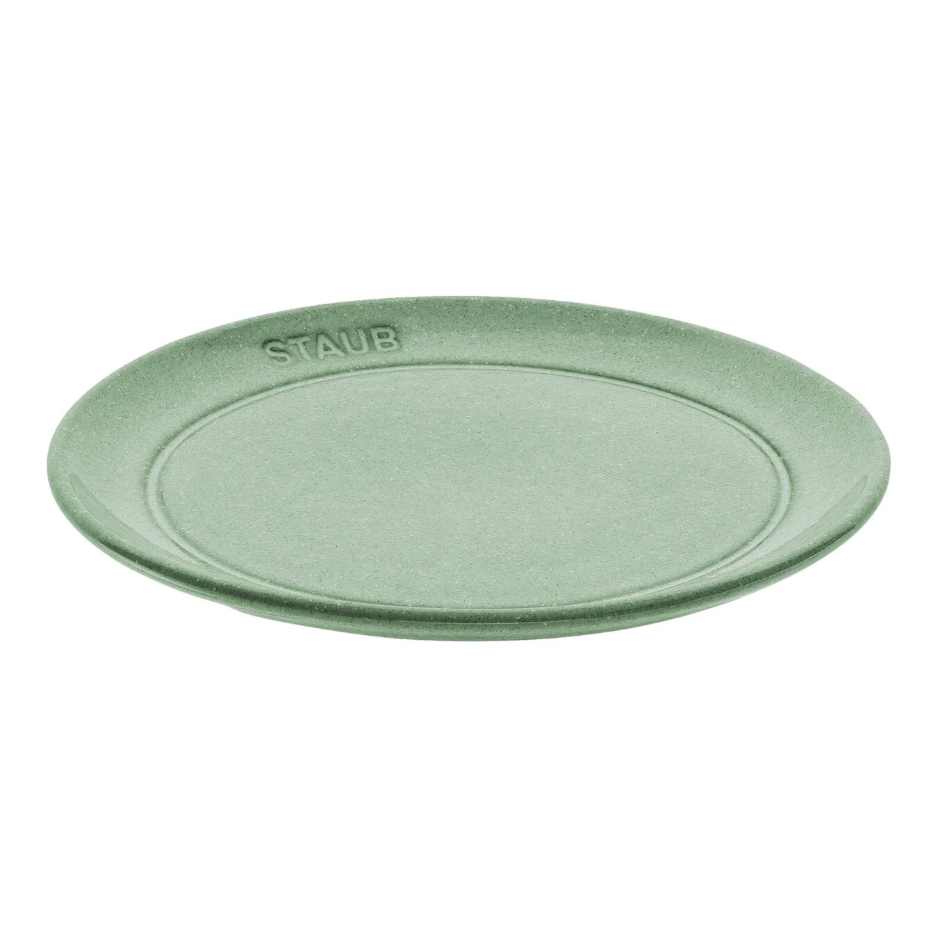 Staub Teller Flach 15 Cm, Keramik, Salbeigrün 3 Staub Teller Flach 15 Cm, Keramik, Salbeigrün