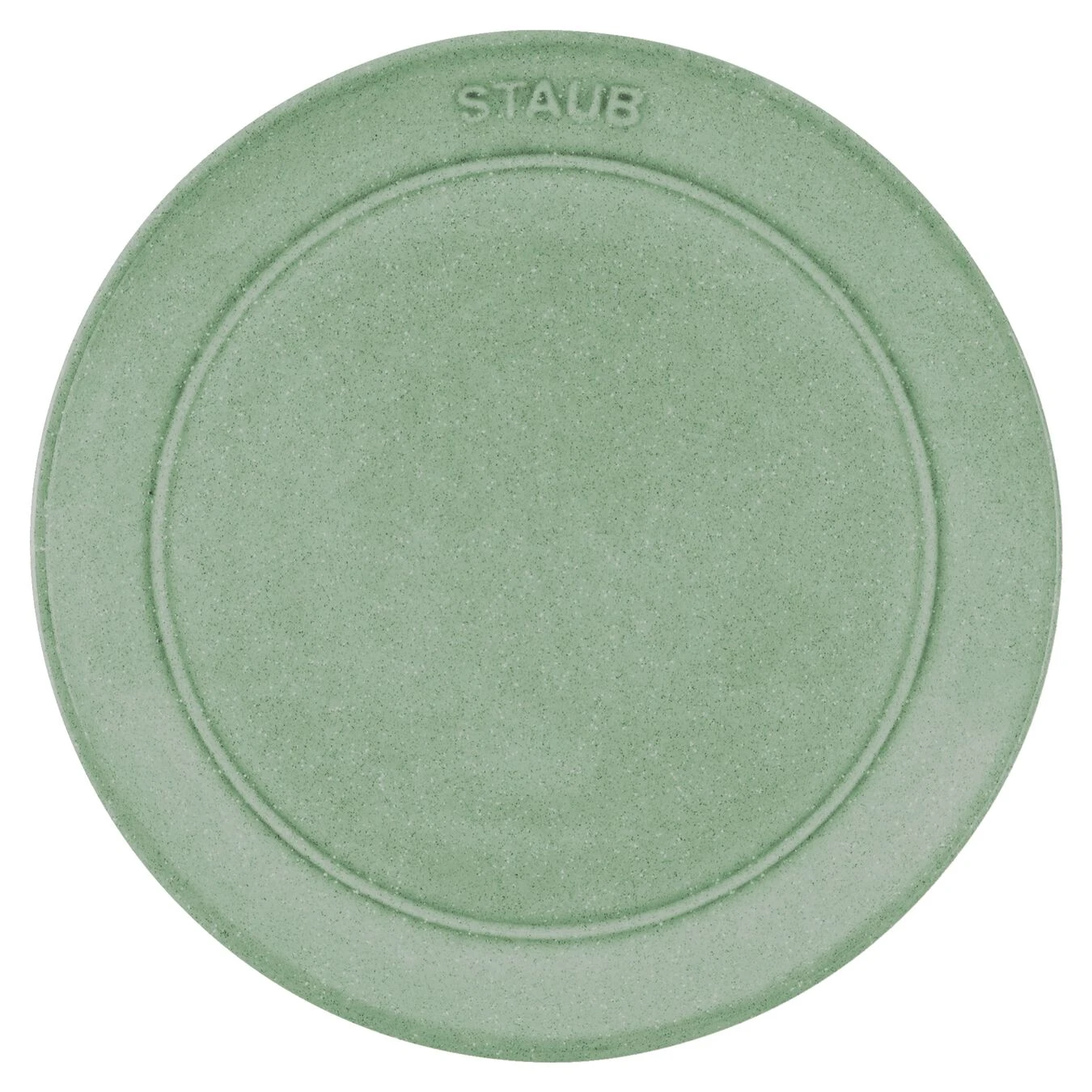 Staub Teller Flach 15 Cm, Keramik, Salbeigrün 4 Staub Teller Flach 15 Cm, Keramik, Salbeigrün – Bild 2