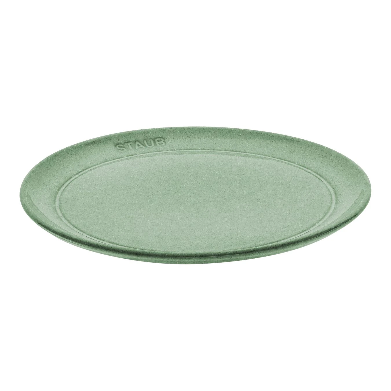 Staub Teller Flach 20 Cm, Keramik, Salbeigrün 3 Staub Teller Flach 20 Cm, Keramik, Salbeigrün