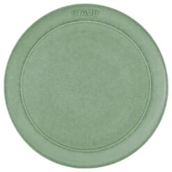Alternative view of Staub Teller Flach 20 Cm, Keramik, Salbeigrün