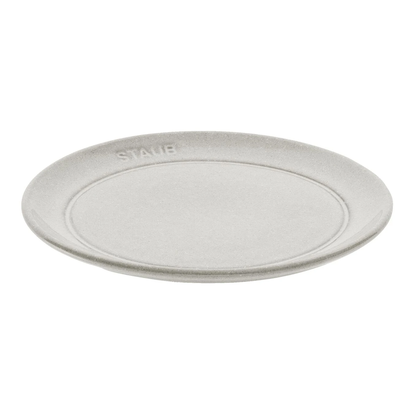 Staub Teller Flach 15 Cm, Keramik, Weisser Trüffel 3 Staub Teller Flach 15 Cm, Keramik, Weisser Trüffel