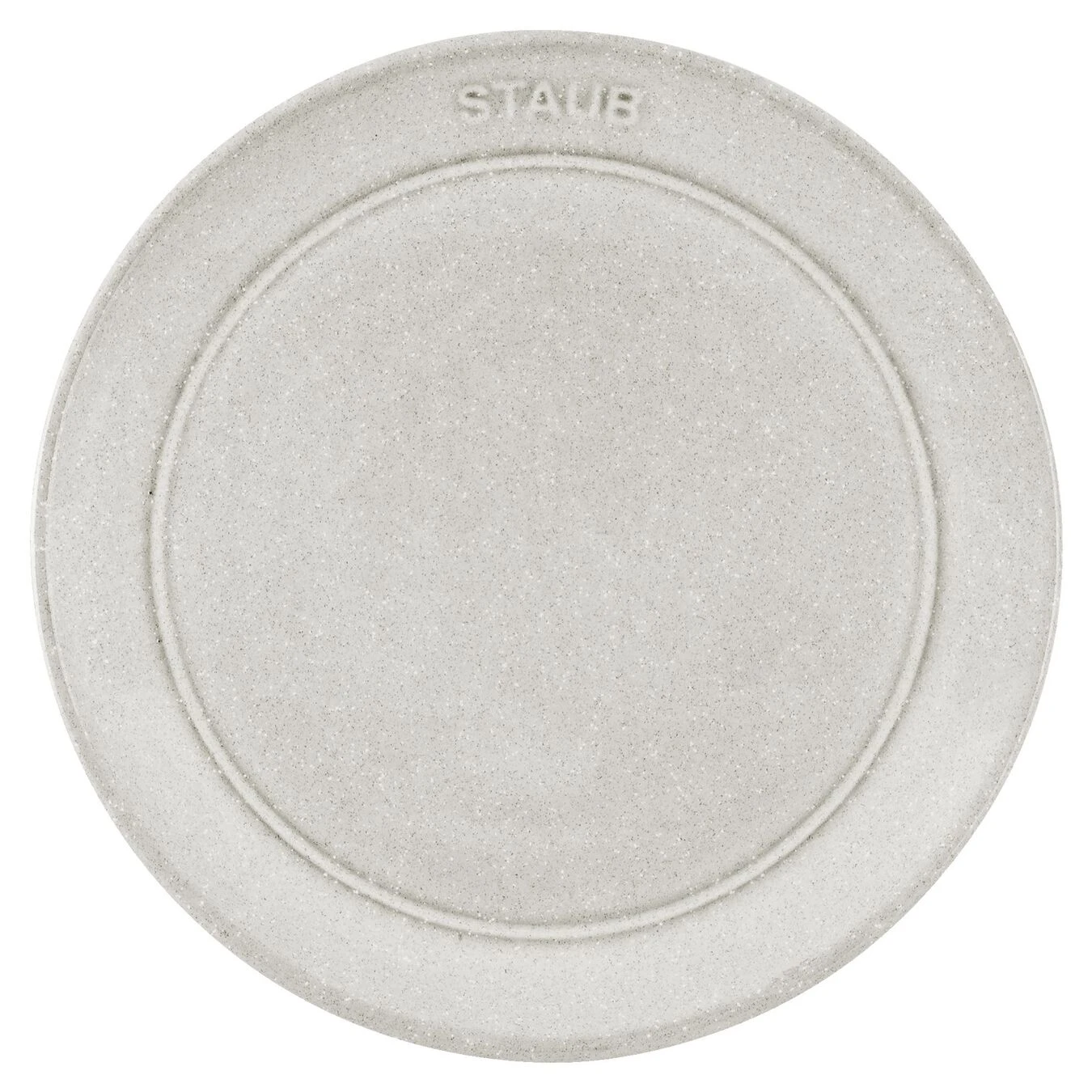 Staub Teller Flach 15 Cm, Keramik, Weisser Trüffel 4 Staub Teller Flach 15 Cm, Keramik, Weisser Trüffel – Bild 2