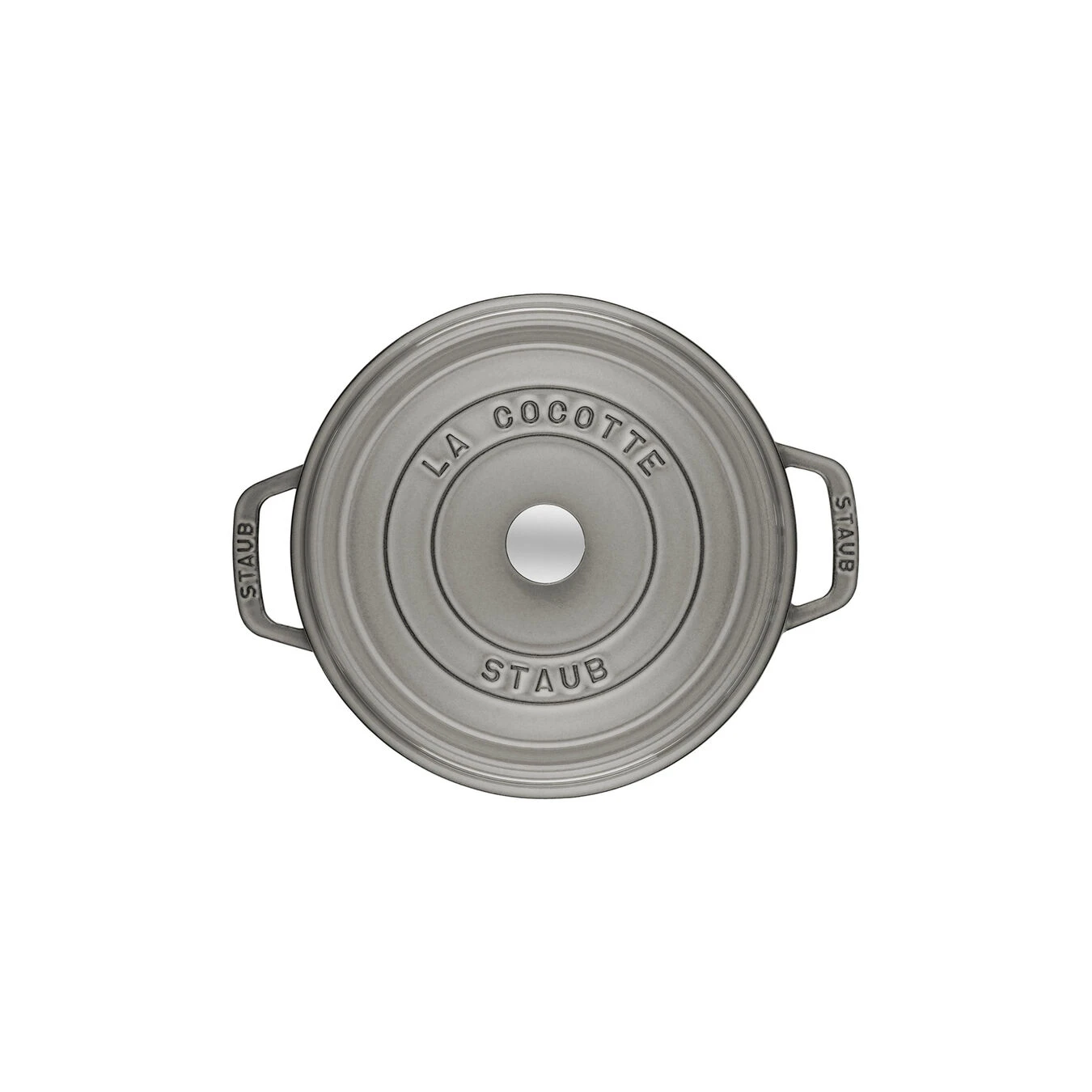 Staub Cocotte 22 Cm, Rund, Graphit-Grau, Gusseisen 5 Staub Cocotte 22 Cm, Rund, Graphit-Grau, Gusseisen – Bild 3