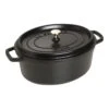Staub Cocotte 31 Cm, Oval, Schwarz, Gusseisen -Staub Geschäft 40509 319 0 1