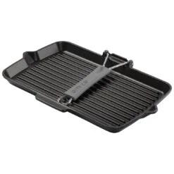 Alternative view of Staub Grillpfanne Mit Ausgießnase 34 X 21 Cm, Gusseisen, Schwarz