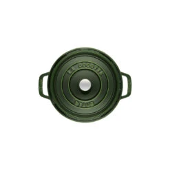 Staub Cocotte 26 Cm, Rund, Basilikum-Grün, Gusseisen -Staub Geschäft 40509 354 0 2 1