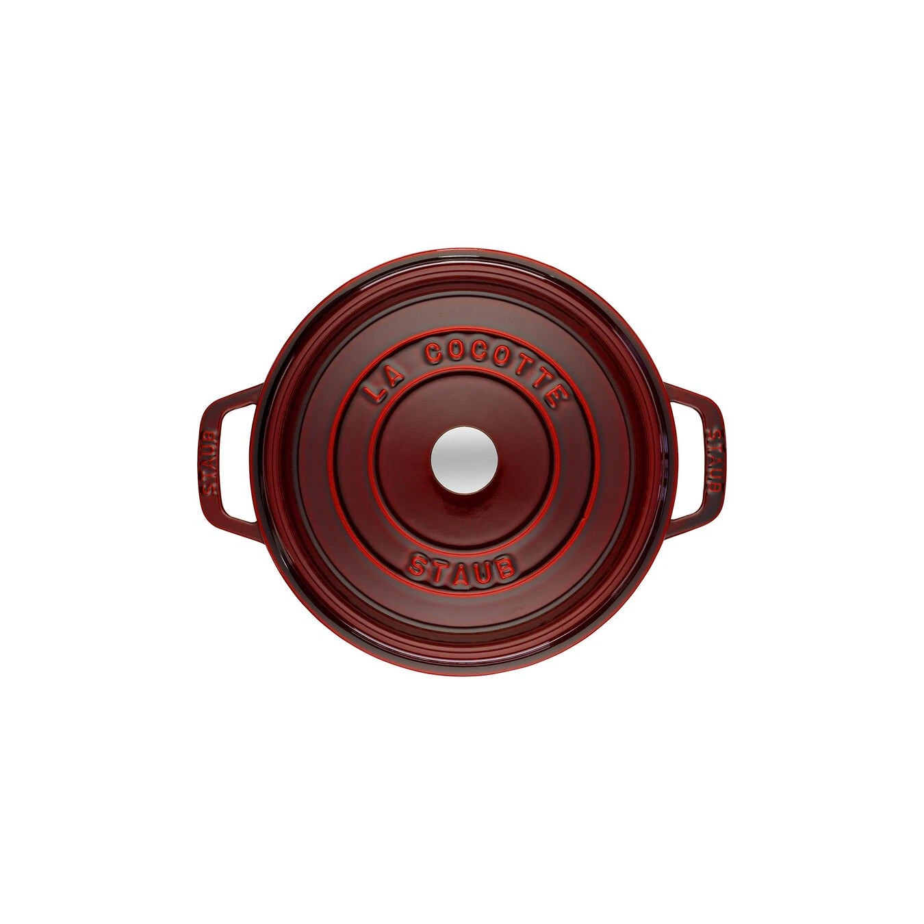 Staub Cocotte 28 Cm, Rund, Grenadine-Rot, Gusseisen 5 Staub Cocotte 28 Cm, Rund, Grenadine-Rot, Gusseisen – Bild 3