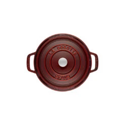 Alternative view of Staub Cocotte 22 Cm, Rund, Grenadine-Rot, Gusseisen