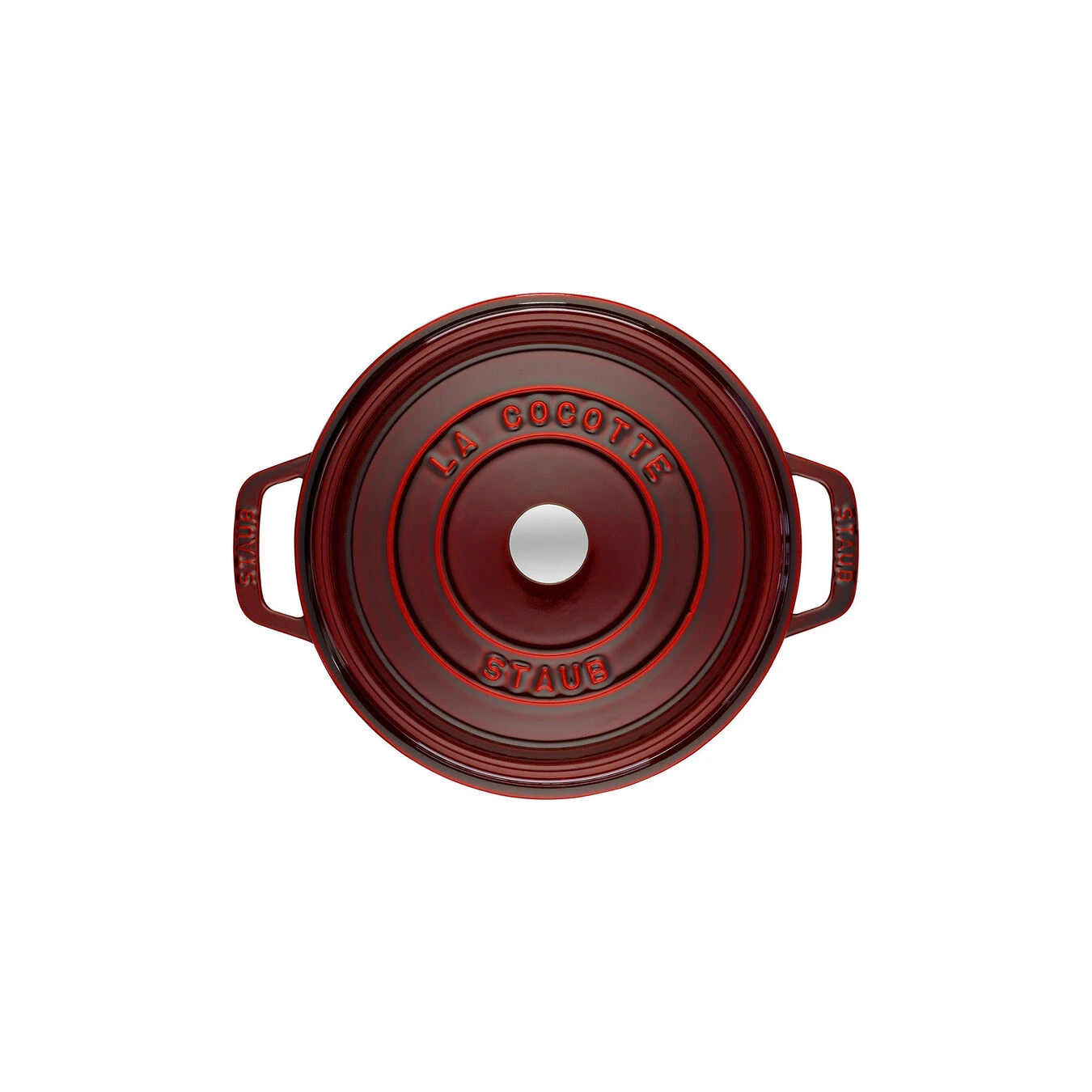 Staub Cocotte 22 Cm, Rund, Grenadine-Rot, Gusseisen 4 Staub Cocotte 22 Cm, Rund, Grenadine-Rot, Gusseisen – Bild 2