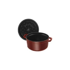 Alternative view of Staub Cocotte 26 Cm, Rund, Grenadine-Rot, Gusseisen