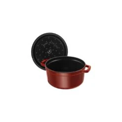 Alternative view of Staub Cocotte 28 Cm, Rund, Grenadine-Rot, Gusseisen