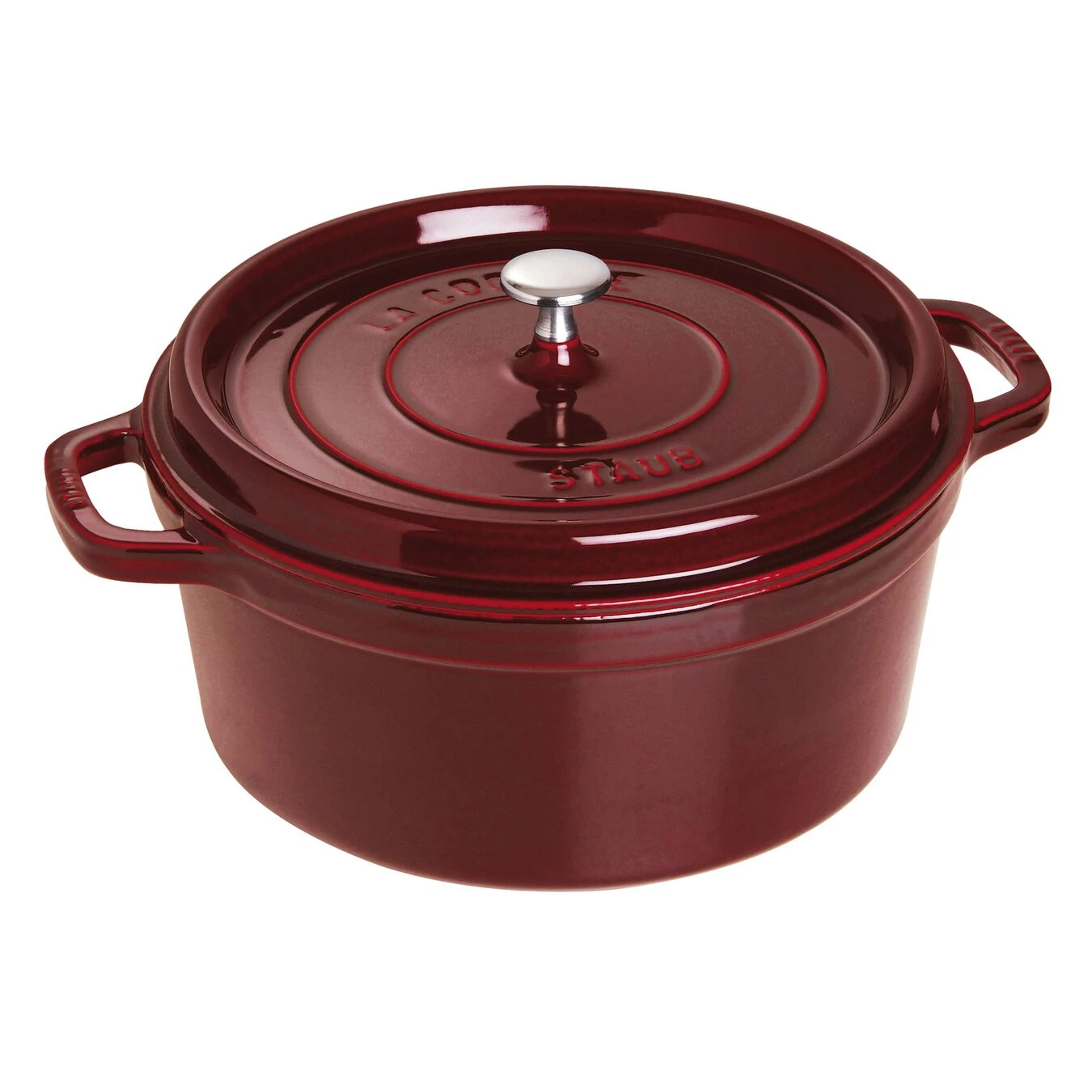 Staub Cocotte 28 Cm, Rund, Grenadine-Rot, Gusseisen 3 Staub Cocotte 28 Cm, Rund, Grenadine-Rot, Gusseisen