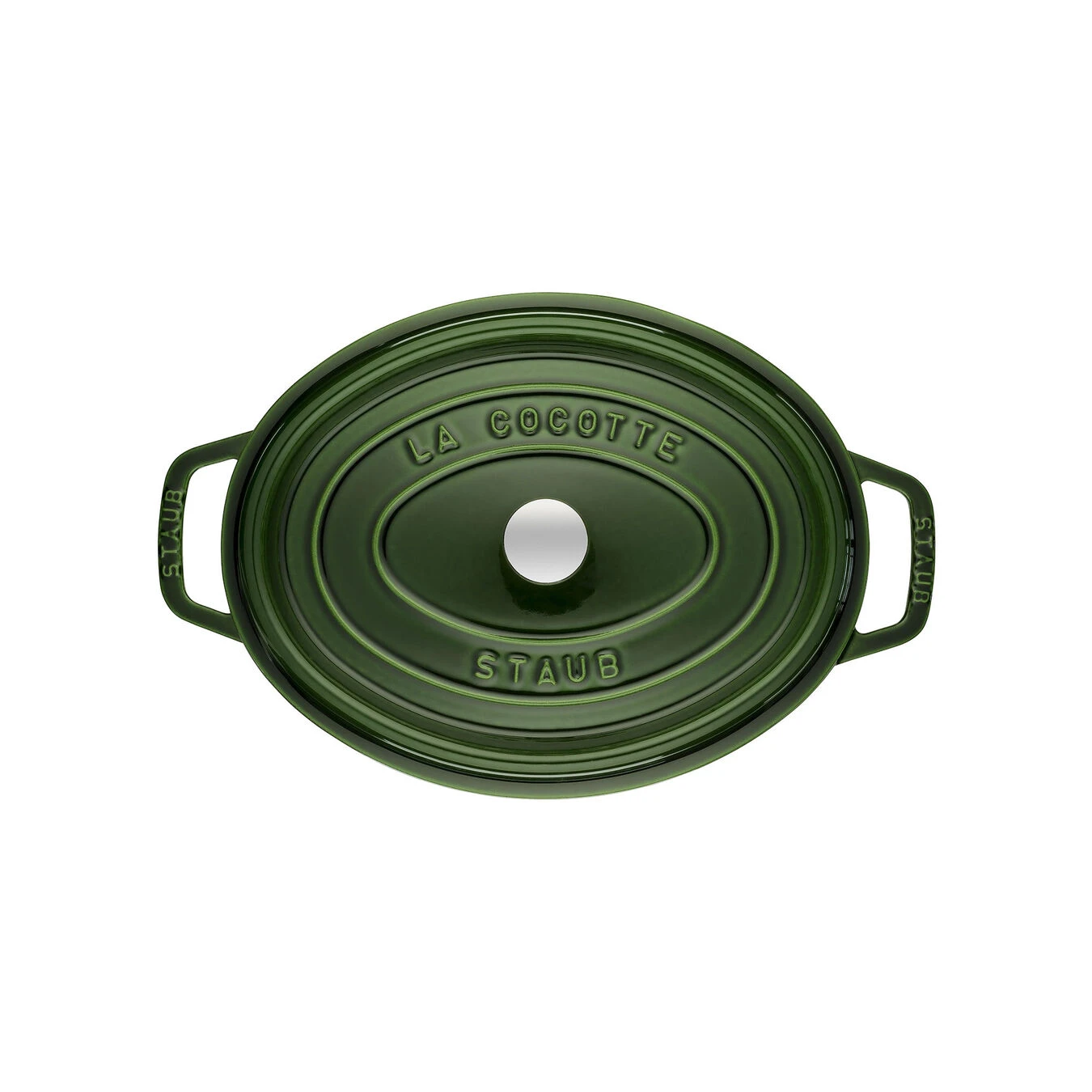 Staub Cocotte 33 Cm, Oval, Basilikum-Grün, Gusseisen 5 Staub Cocotte 33 Cm, Oval, Basilikum-Grün, Gusseisen – Bild 3
