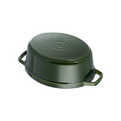 Staub Cocotte 29 Cm, Oval, Basilikum-Grün, Gusseisen -Staub Geschäft 40509 363 0 4