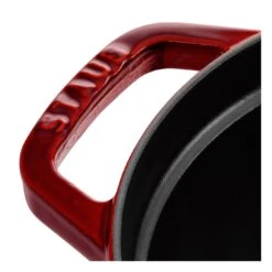 Staub Cocotte 29 Cm, Oval, Grenadine-Rot, Gusseisen -Staub Geschäft 40509 364 0 3 2