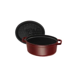 Staub Cocotte 33 Cm, Oval, Grenadine-Rot, Gusseisen -Staub Geschäft 40509 364 0 5