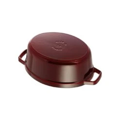 Staub Cocotte 29 Cm, Oval, Grenadine-Rot, Gusseisen -Staub Geschäft 40509 364 0 6 1