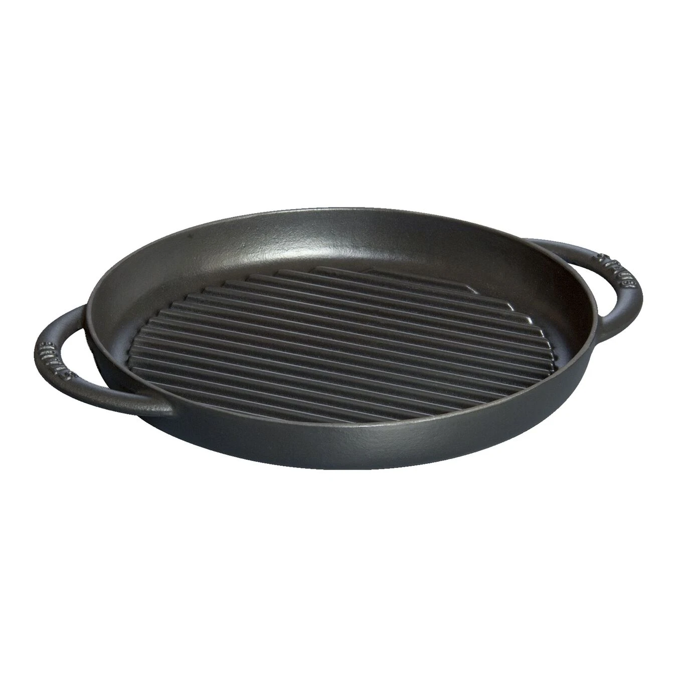 Staub Pure Grill 26 Cm, Rund, Schwarz, Gusseisen 3 Staub Pure Grill 26 Cm, Rund, Schwarz, Gusseisen