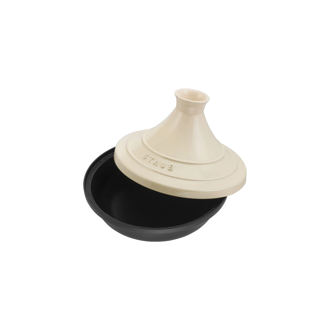 Staub Tajine 20 Cm, Gusseisen, Cream 4 Staub Tajine 20 Cm, Gusseisen, Cream – Bild 2