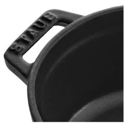 Alternative view of Staub Cocotte 12 Cm, Rund, Schwarz, Gusseisen