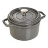 Staub Cocotte 16 Cm, Rund, Graphit-Grau, Gusseisen -Staub Geschäft 40509 479 0 1