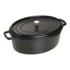 Staub Cocotte 41 Cm, Oval, Schwarz, Gusseisen 2 Staub Cocotte 41 Cm, Oval, Schwarz, Gusseisen -Staub Geschäft 40509 509 0 1