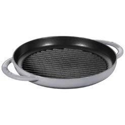 Staub Grillpfanne 26 Cm, Rund, Graphit-Grau, Gusseisen -Staub Geschäft 40509 522 0 2