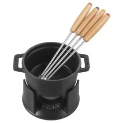 Alternative view of Staub Mini Fondue Set 10 Cm, Schwarz
