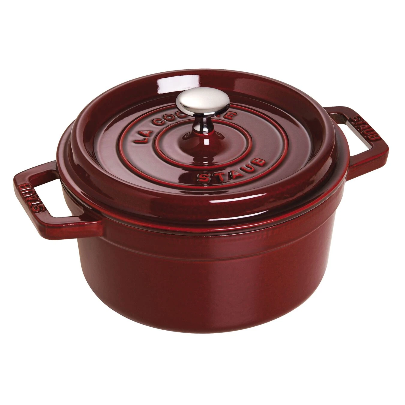Staub Cocotte 22 Cm, Rund, Grenadine-Rot, Gusseisen 3 Staub Cocotte 22 Cm, Rund, Grenadine-Rot, Gusseisen
