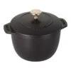 Staub Reis-Cocotte 16 Cm, Rund, Schwarz, Gusseisen 1 Staub Reis-Cocotte 16 Cm, Rund, Schwarz, Gusseisen -Staub Geschäft 40509 655 0 1