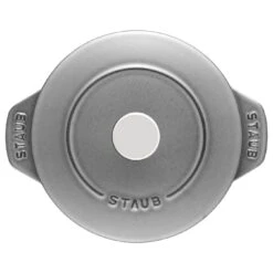 Alternative view of Staub Reis-Cocotte 16 Cm, Rund, Graphit-Grau, Gusseisen