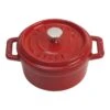 Staub Mini Cocotte 10 Cm, Rund, Kirsch-Rot, Gusseisen 2 Staub Mini Cocotte 10 Cm, Rund, Kirsch-Rot, Gusseisen -Staub Geschäft 40509 799 0 1
