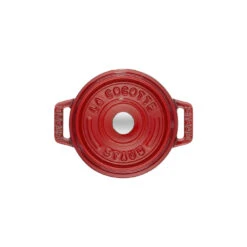 Alternative view of Staub Mini Cocotte 10 Cm, Rund, Kirsch-Rot, Gusseisen