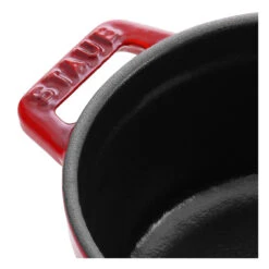 Staub Mini Cocotte 10 Cm, Rund, Kirsch-Rot, Gusseisen 10 Staub Mini Cocotte 10 Cm, Rund, Kirsch-Rot, Gusseisen -Staub Geschäft 40509 799 0 3