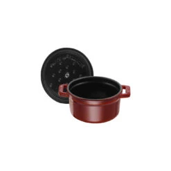 Staub Mini Cocotte 10 Cm, Rund, Grenadine-Rot, Gusseisen -Staub Geschäft 40509 805 0 5