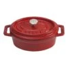 Staub Mini Cocotte 11 Cm, Oval, Kirsch-Rot, Gusseisen -Staub Geschäft 40509 807 0 1